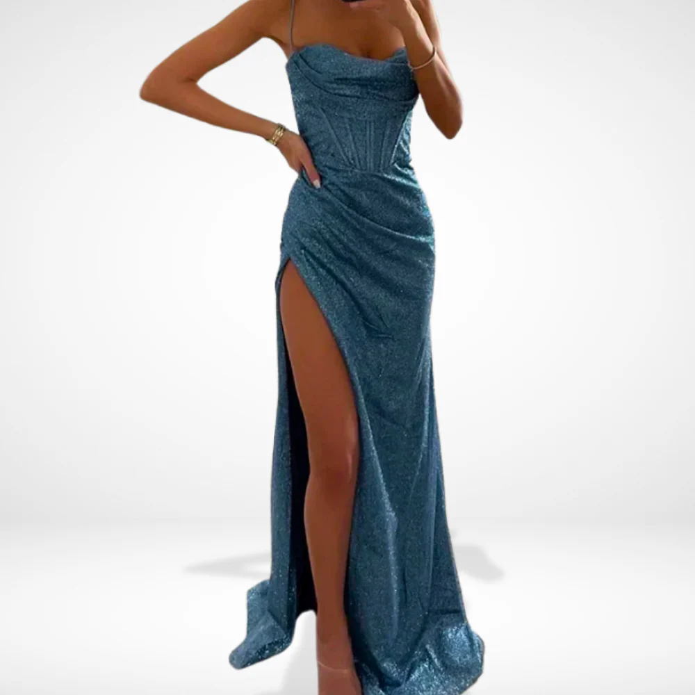Abito da cocktail con scollo a cuore – Sonya - Image 2