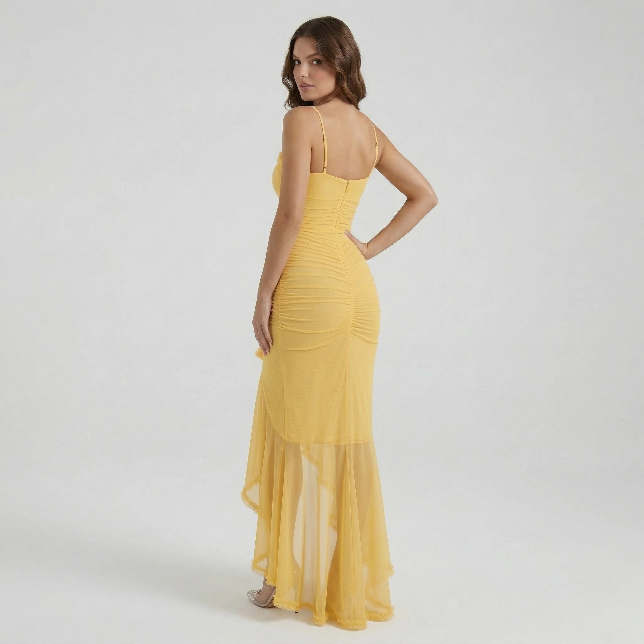 Abito Maxi Elegante da Donna con Spacco – Vestito Lungo Estivo Fluido - Image 7