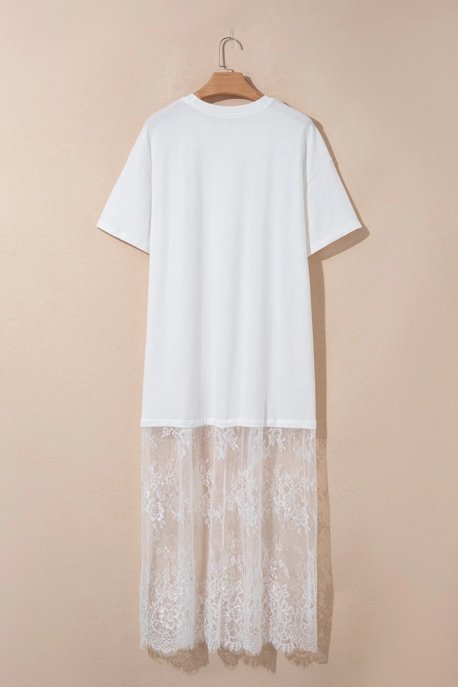 Abito Maxi Largo a Maniche Corte con Patchwork Floreale - Image 29