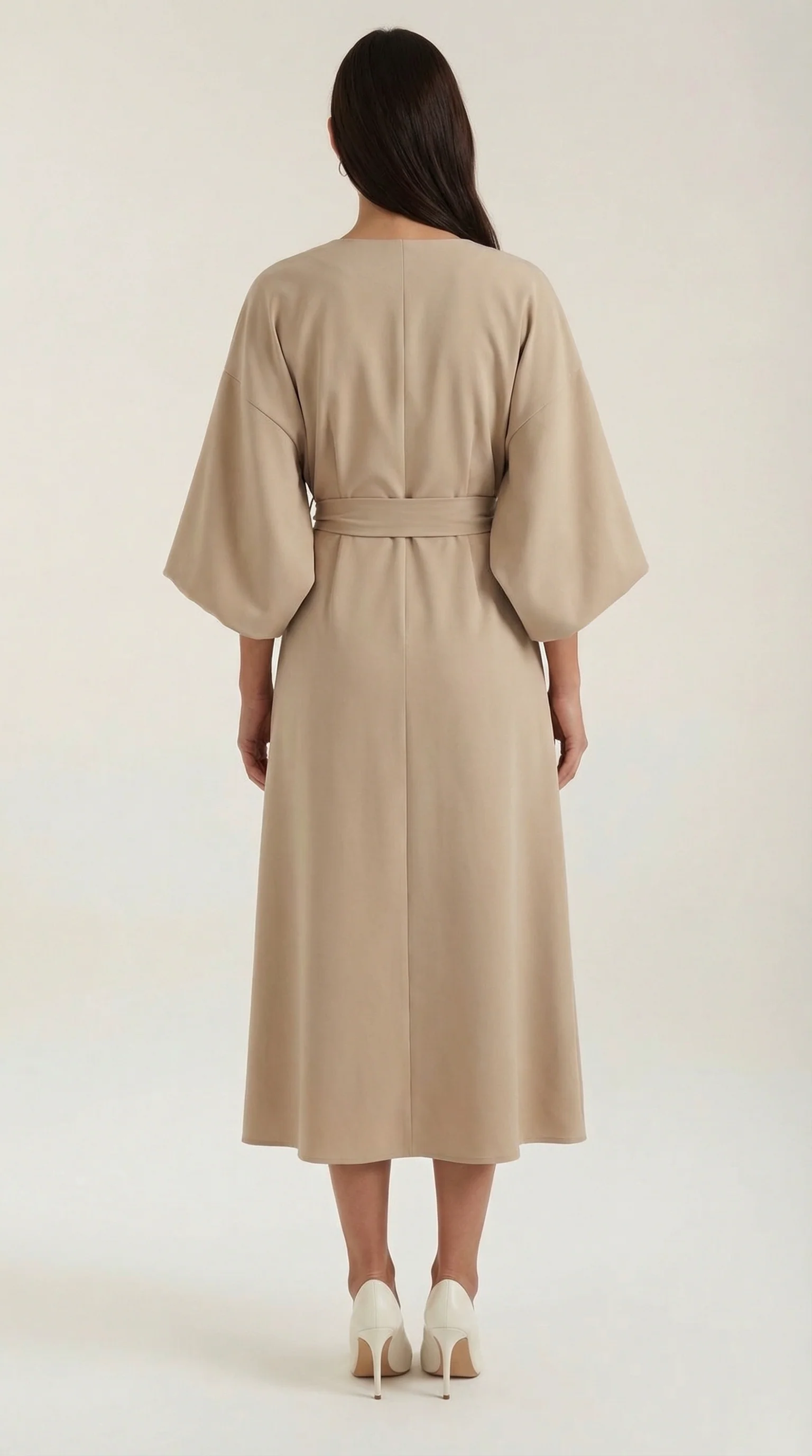 Ana Vestito Maxi con Cintura - Image 10