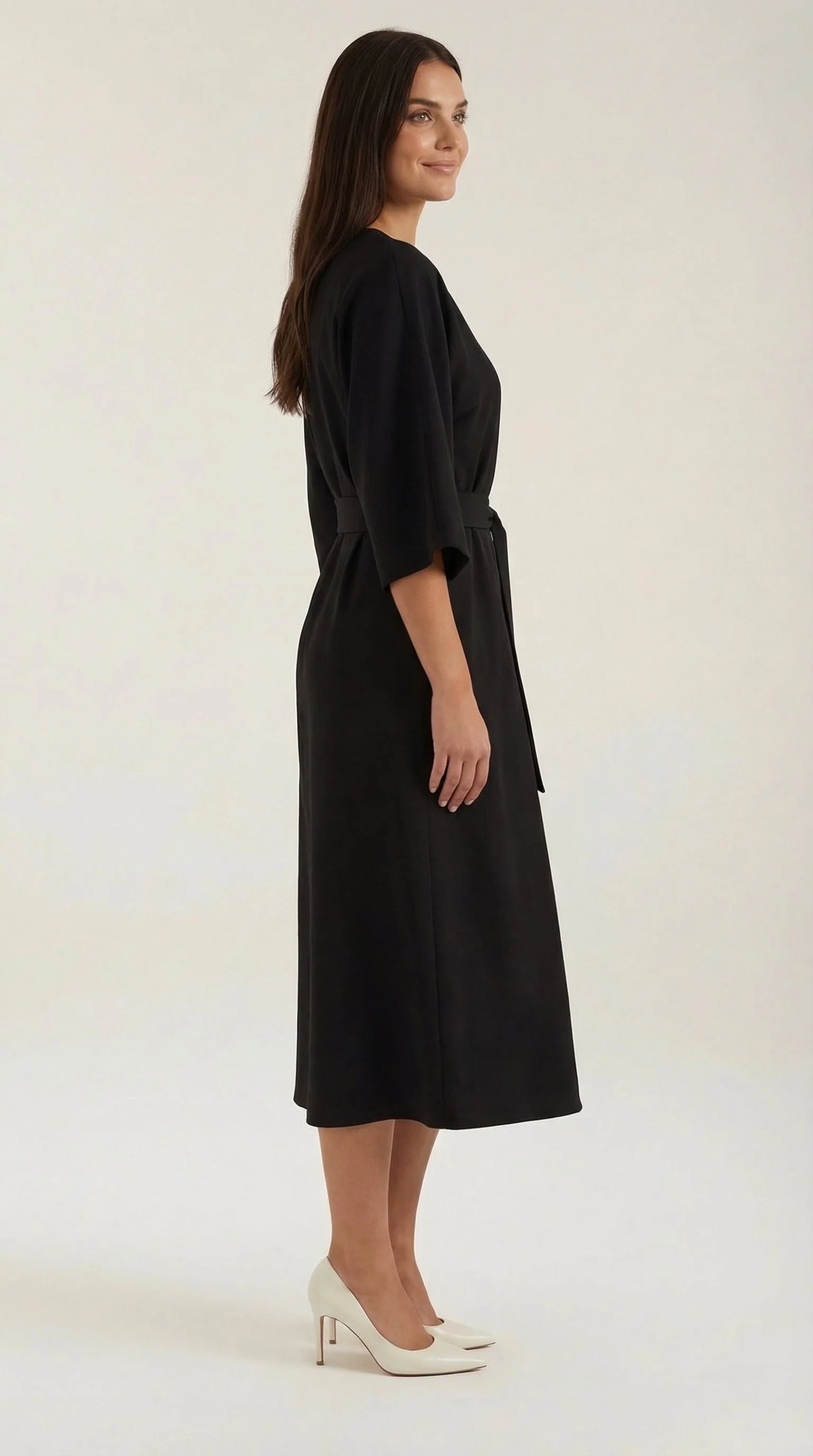 Ana Vestito Maxi con Cintura - Image 12