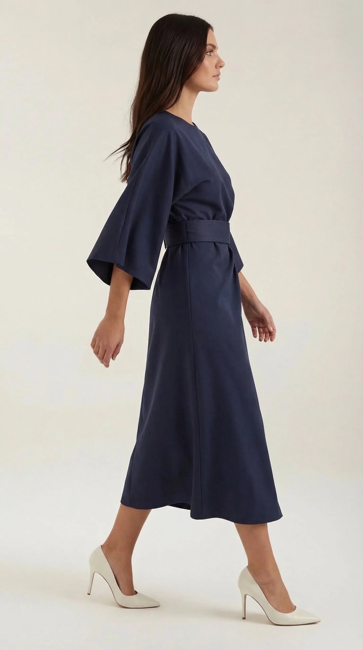 Ana Vestito Maxi con Cintura - Image 16