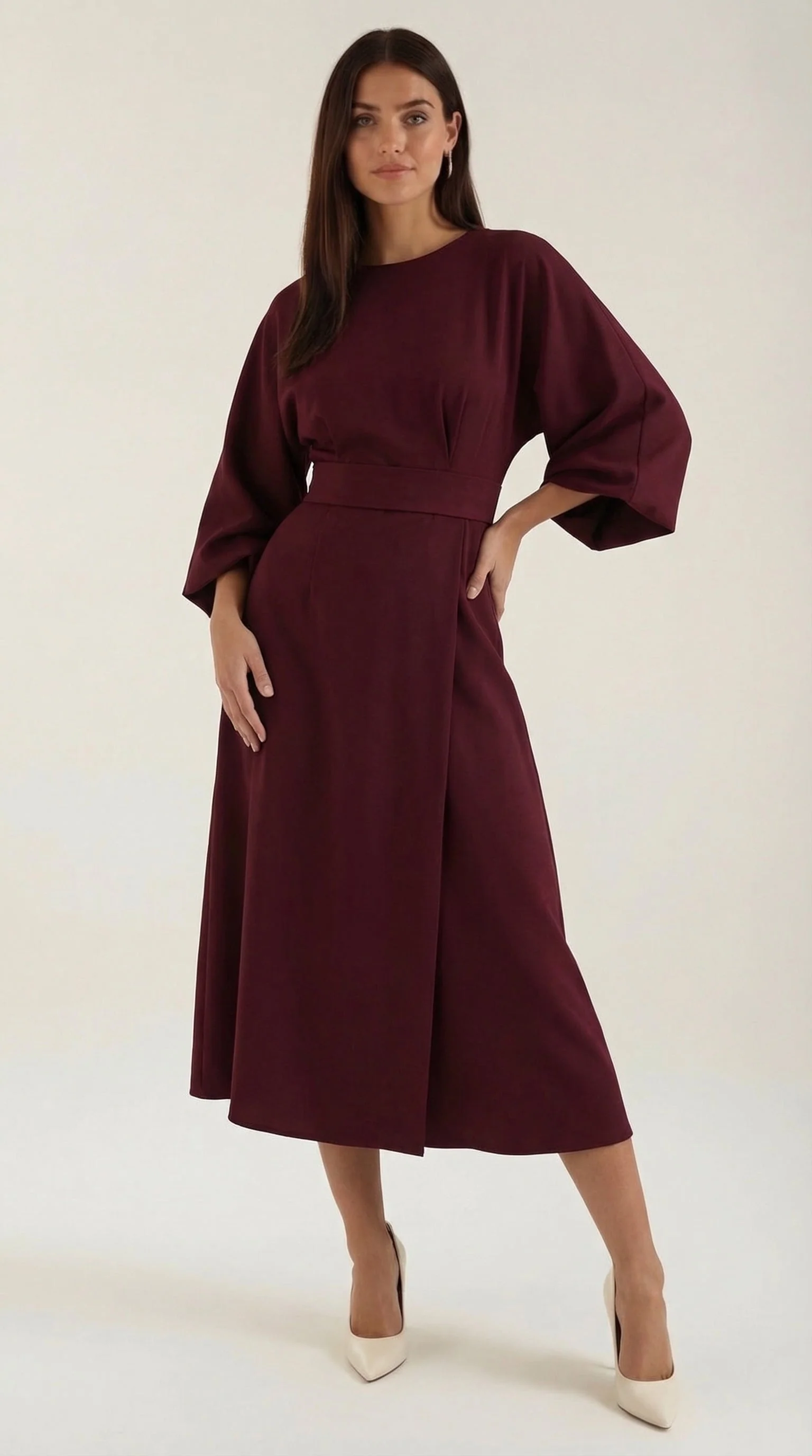 Ana Vestito Maxi con Cintura - Image 24