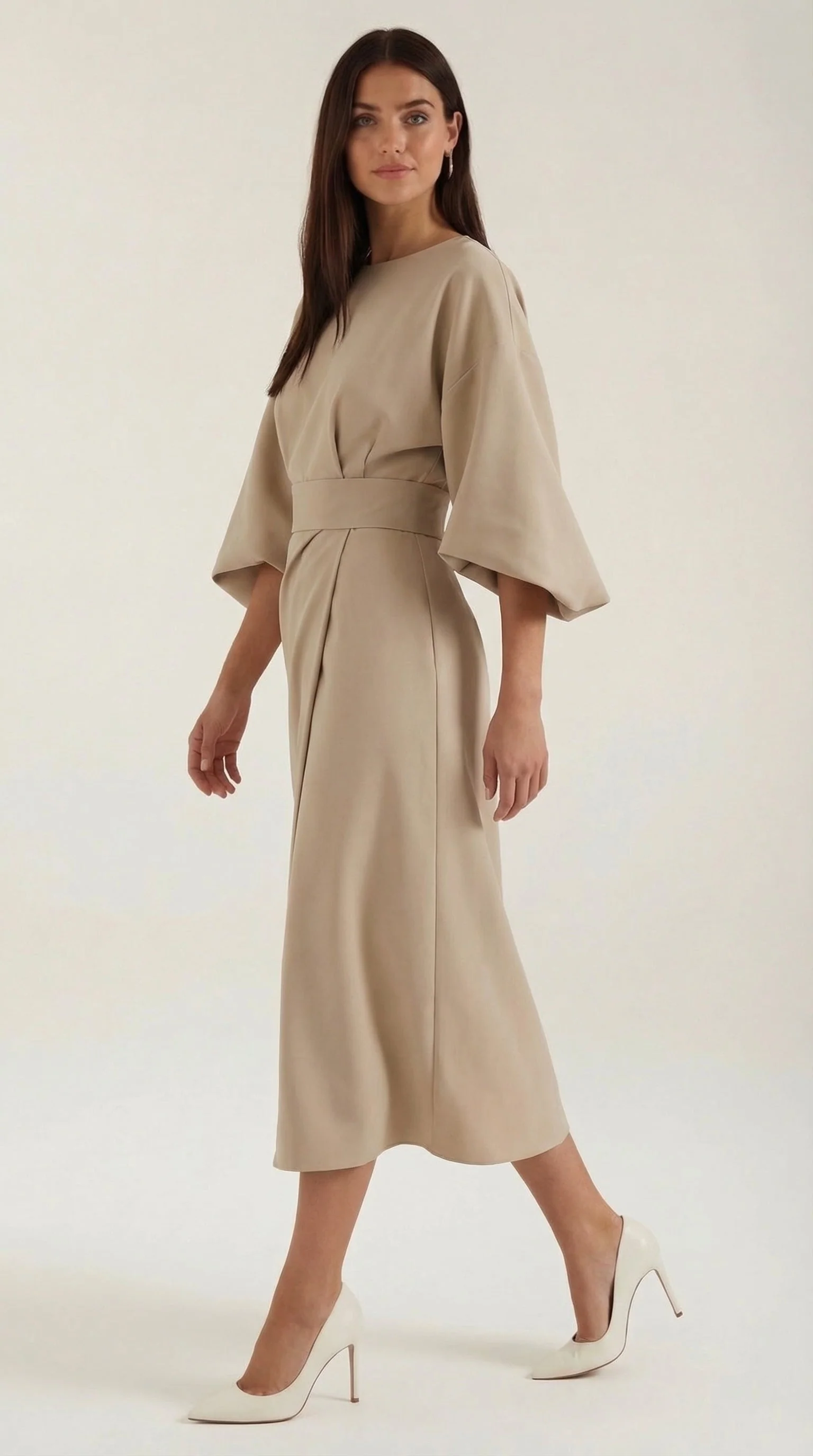 Ana Vestito Maxi con Cintura - Image 8