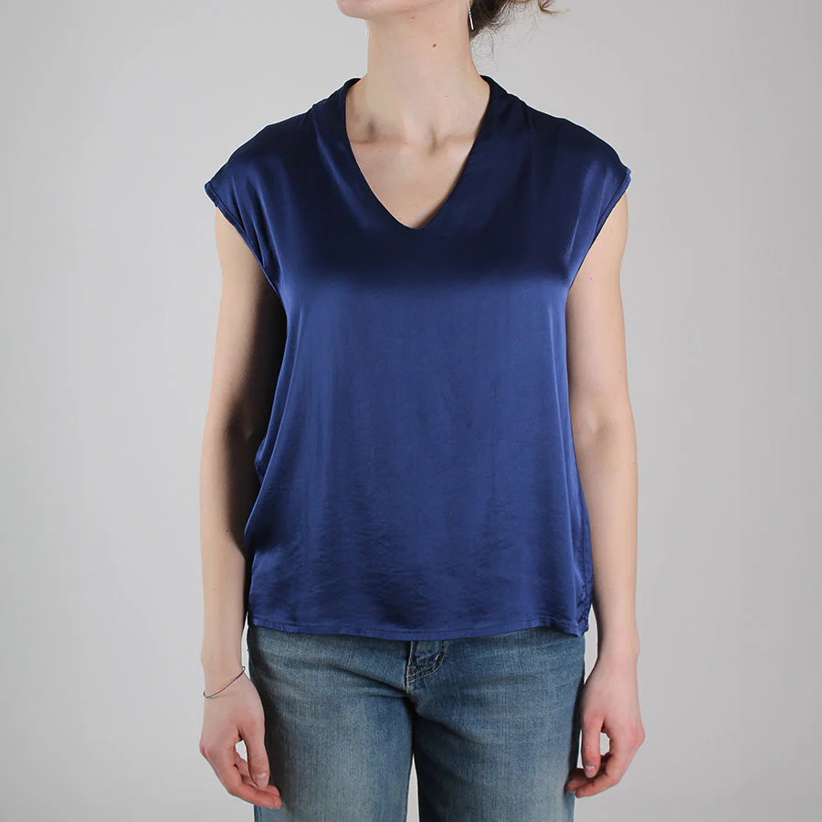 Blusa con scollo a V - Image 3