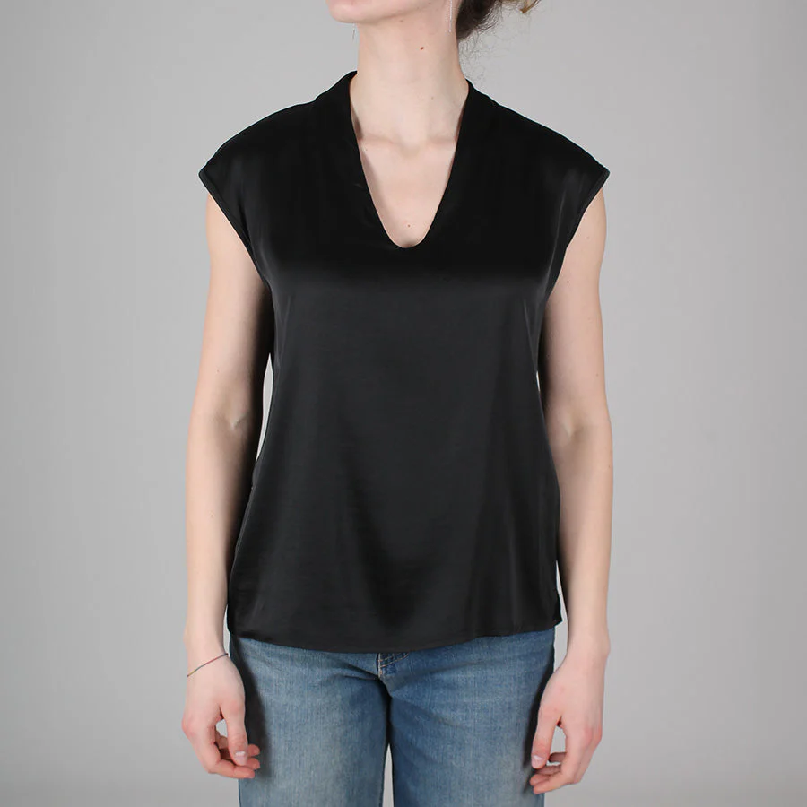Blusa con scollo a V - Image 6