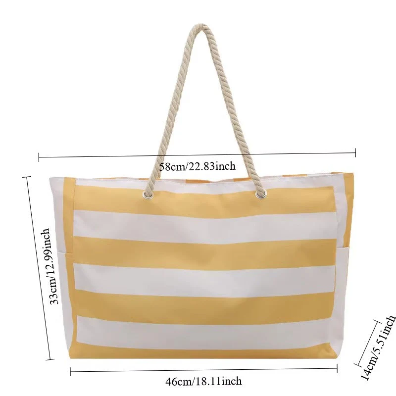 Borsa da Spiaggia Impermeabile - Grande Capacità con Tasche - Image 7