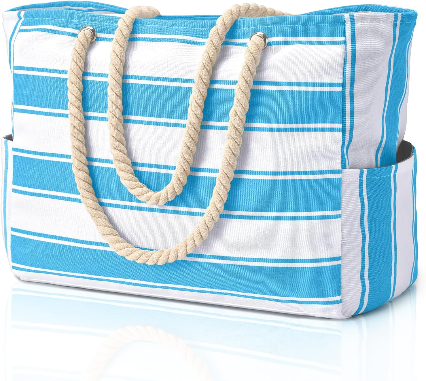 Borsa da Spiaggia Impermeabile - Grande Capacità con Tasche - Image 11