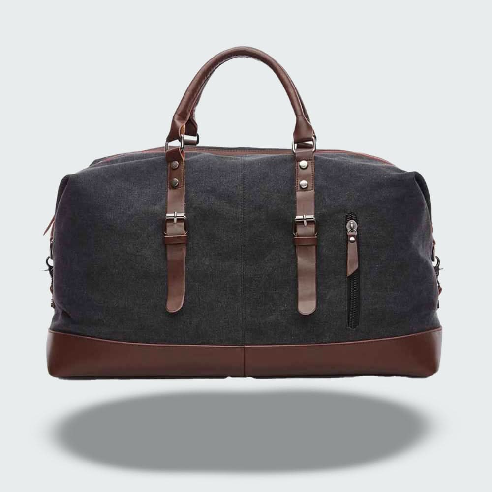 Borsa da Viaggio in Pelle per Uomo - Design Resistente in Tela per il Weekend - Image 7