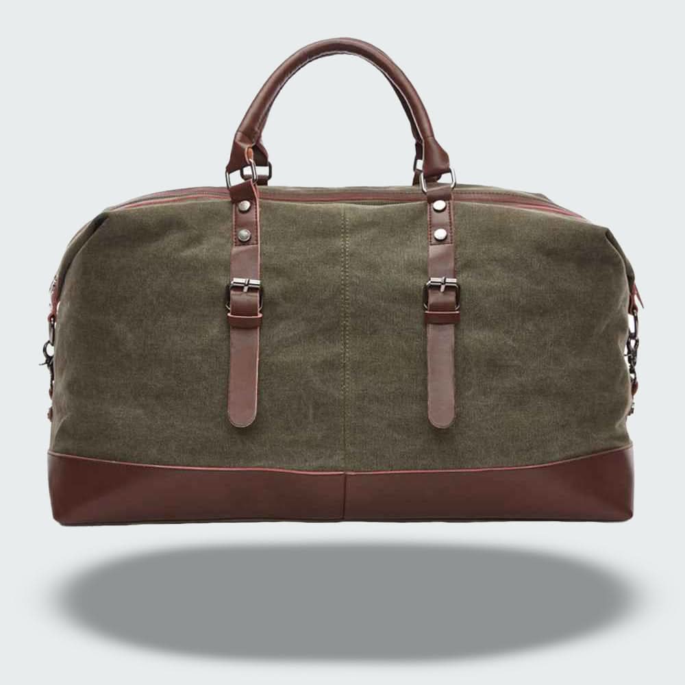 Borsa da Viaggio in Pelle per Uomo - Design Resistente in Tela Weekender - Image 8
