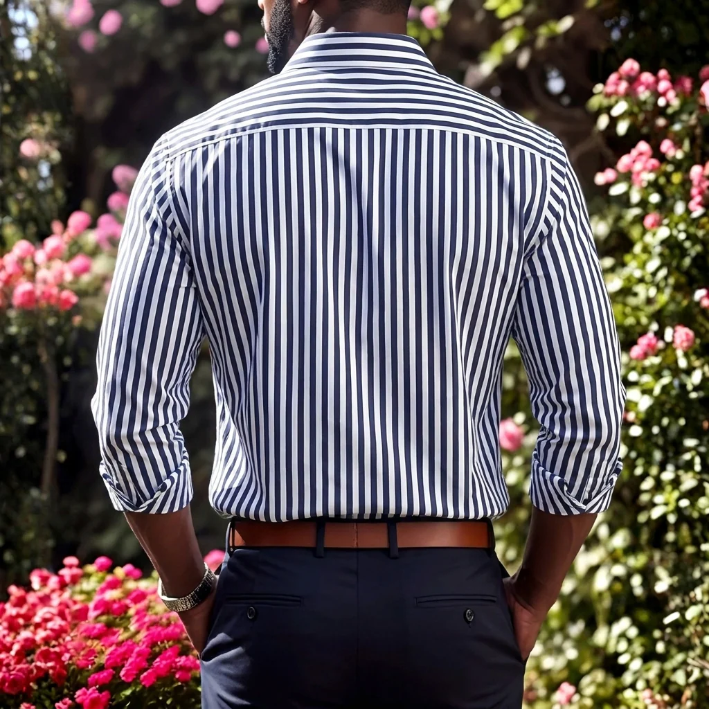 Camicia a Righe in Cotone - Image 2