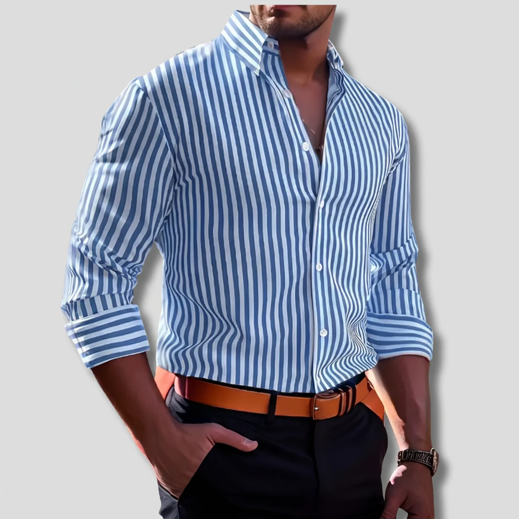 Camicia a Righe in Cotone - Image 5