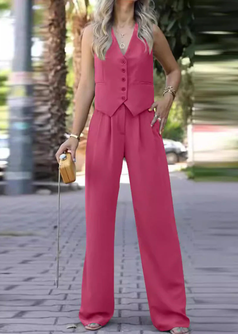 Elegante Set Blazer Senza Maniche da Donna - Image 8