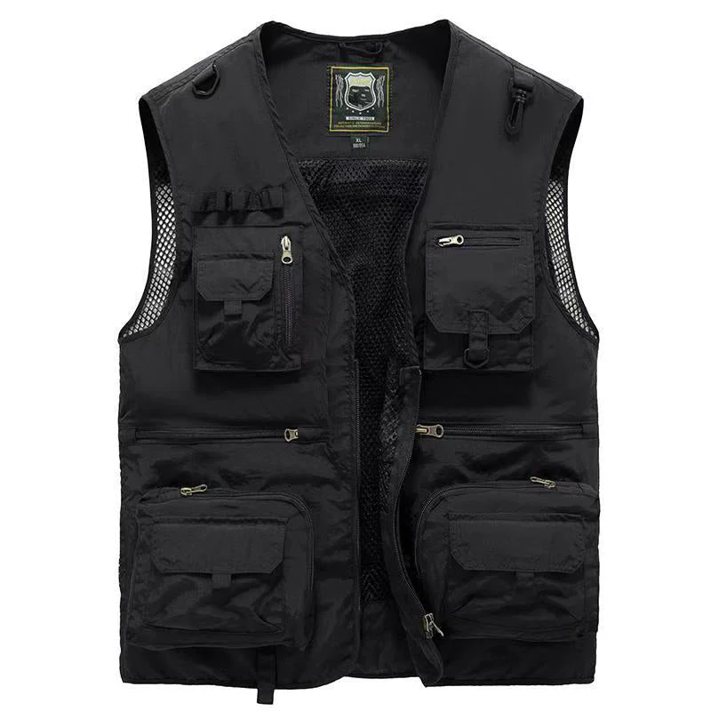 Gilet Estivo Multitasche Leggero da Uomo - Giacca Senza Maniche Traspirante - Image 8