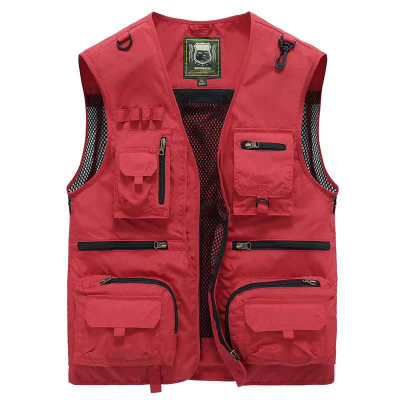 Gilet Estivo Multitasche Leggero da Uomo - Giacca Senza Maniche Traspirante - Image 9