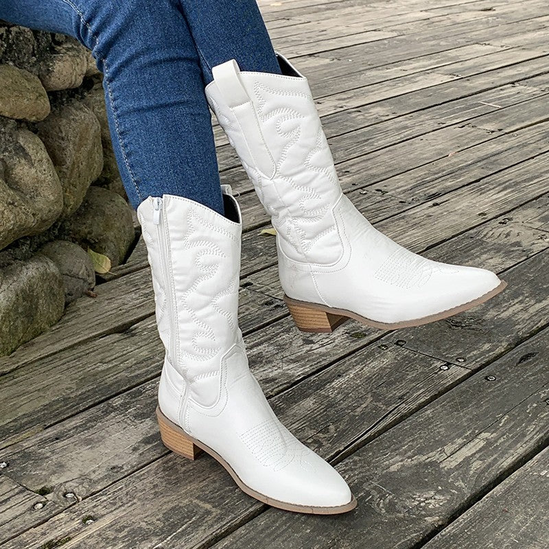 Gracie | Stivali Cowboy Metallici Eleganti da Donna - Image 5