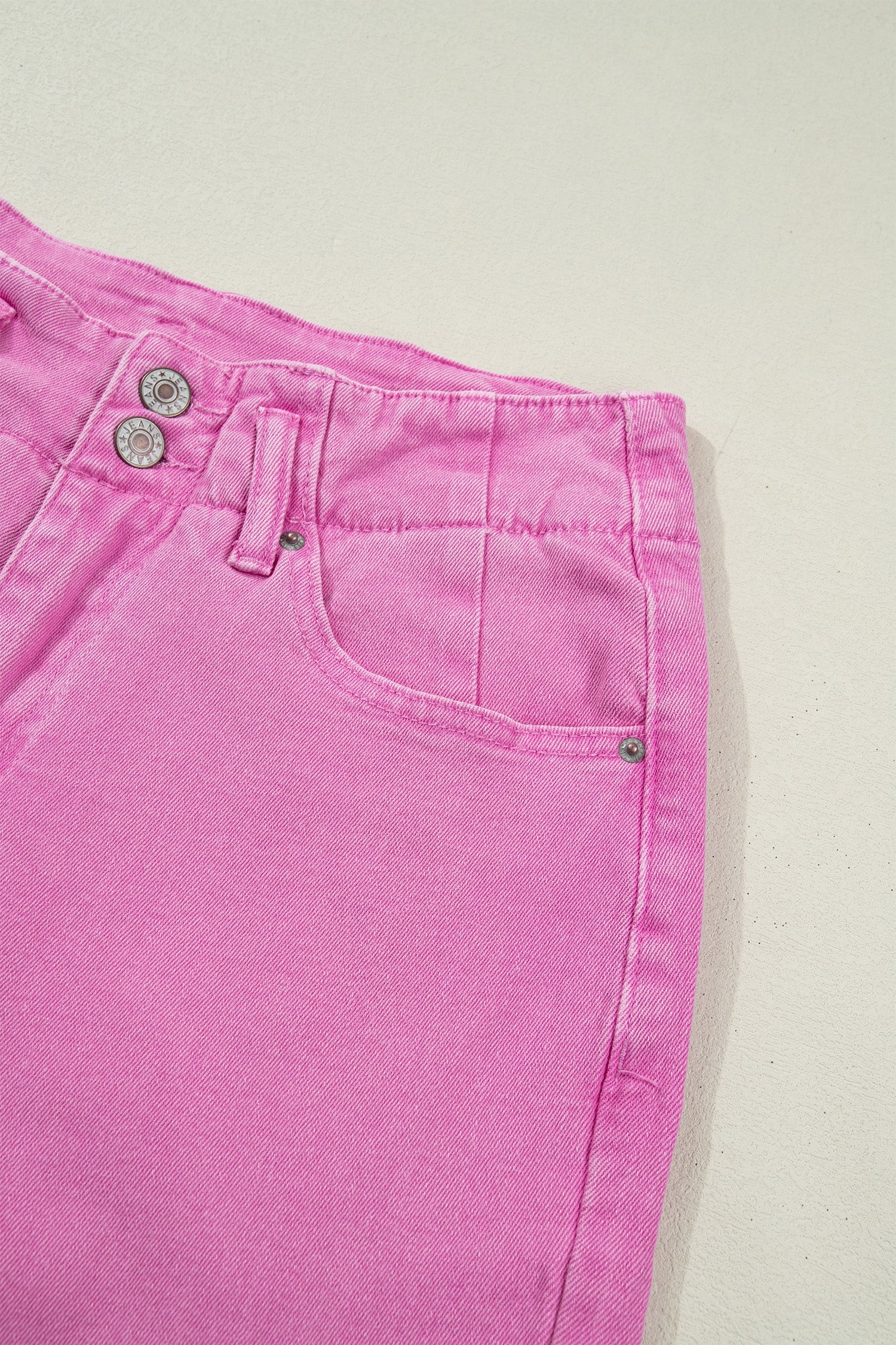 Jeans a zampa a vita alta con 2 bottoni - Image 22