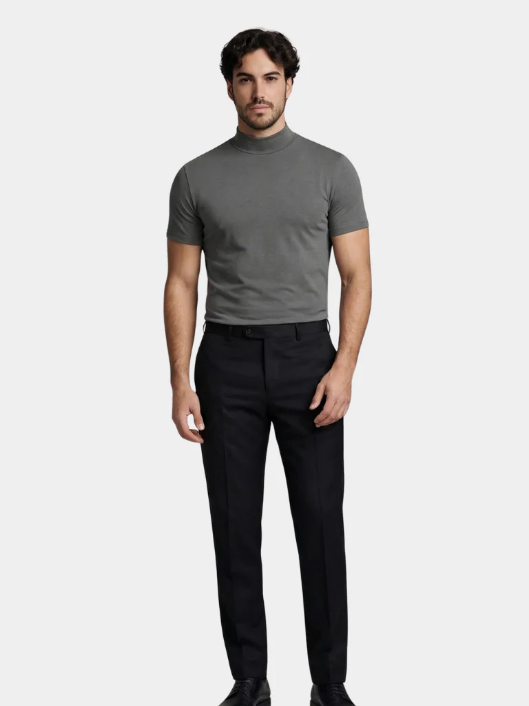 Maglietta casual a collo alto - Image 11