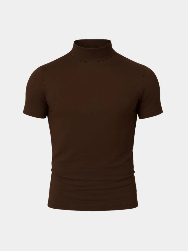 Maglietta casual a collo alto - Image 2