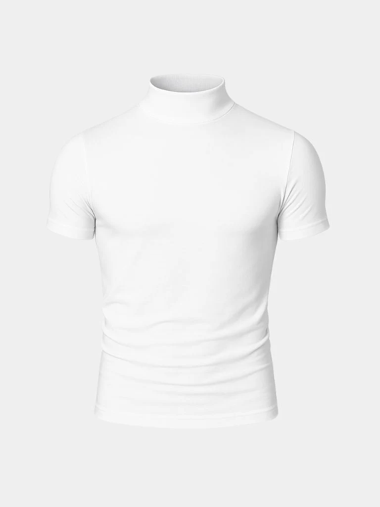 Maglietta casual a collo alto - Image 6