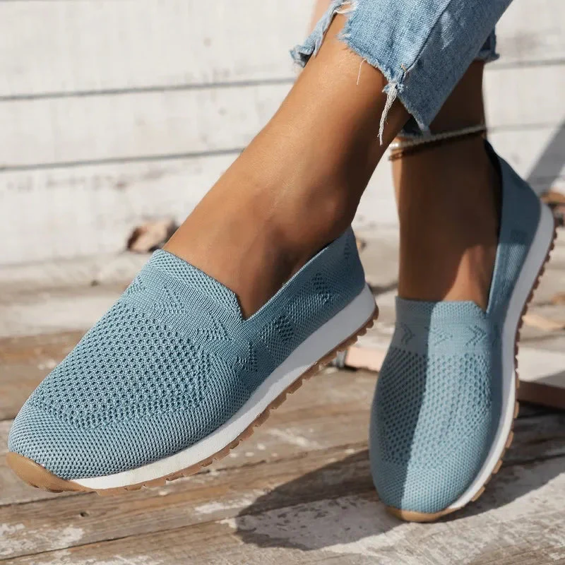 Mocassini ortopedici da donna in rete resistente - Scarpe da passeggio traspiranti e leggere - Image 2
