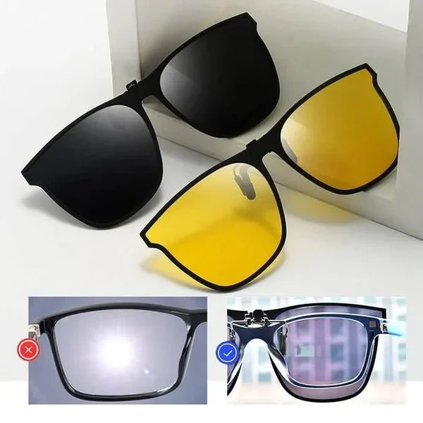 Occhiali da Sole Polarizzati Clip-On – Protezione UV400, Design Leggero - Image 3