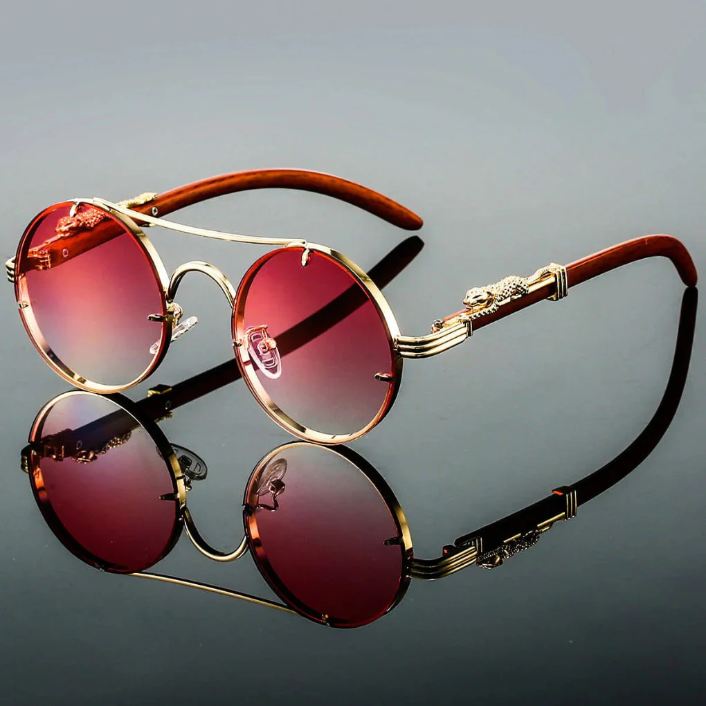 Occhiali da Sole Vintage a Doppio Ponte - Stile Retrò e Protezione Moderna - Image 6
