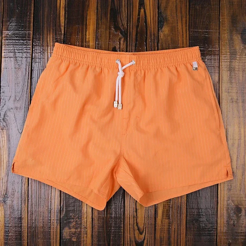 Pantaloncini da Bagno da Uomo – Design a Righe ad Asciugatura Rapida - Image 12