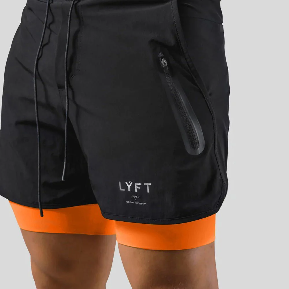 Pantaloncini da Palestra da Uomo – Design 2-in-1 con Fodera a Compressione - Image 8