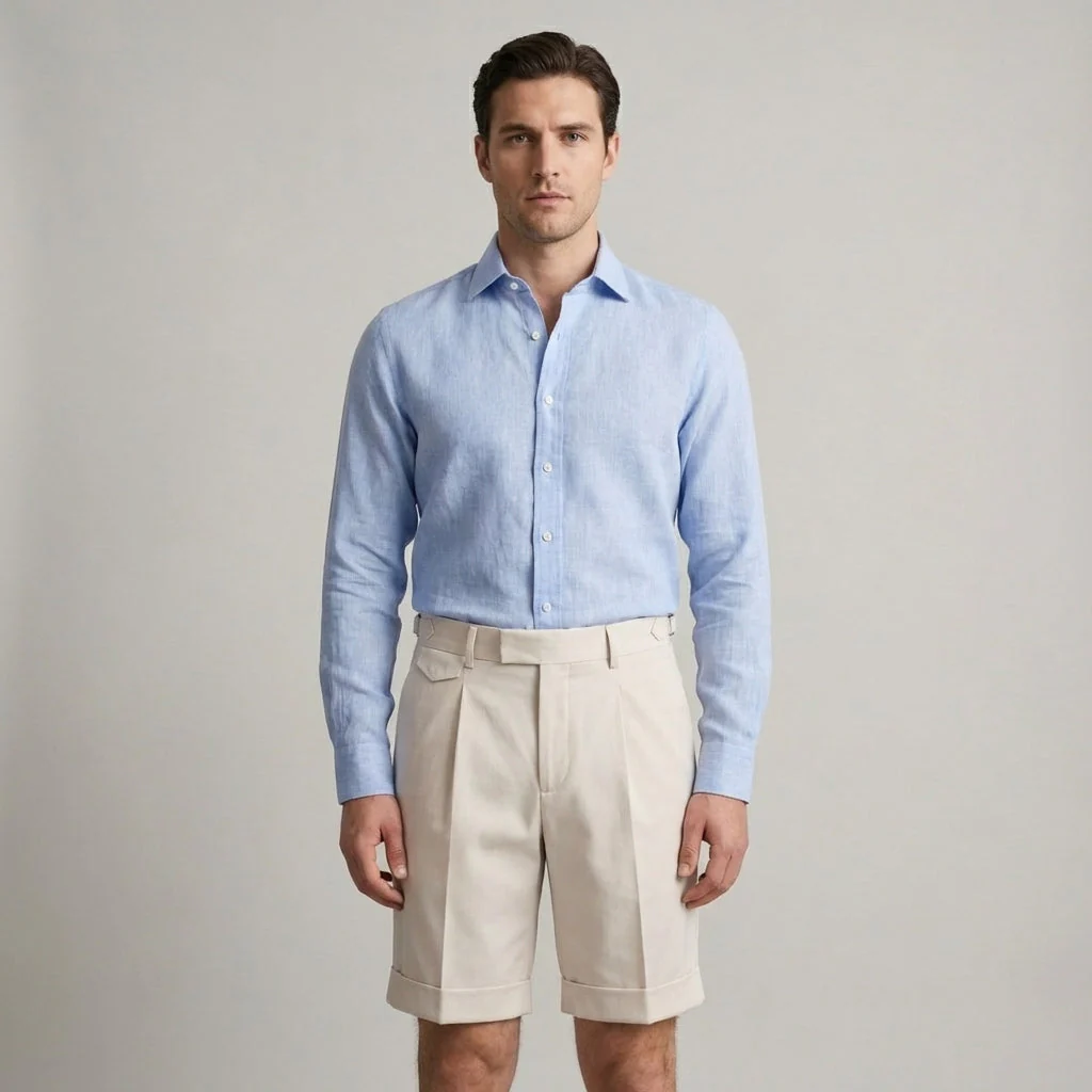 Pantaloncini Saville in cotone - Image 3