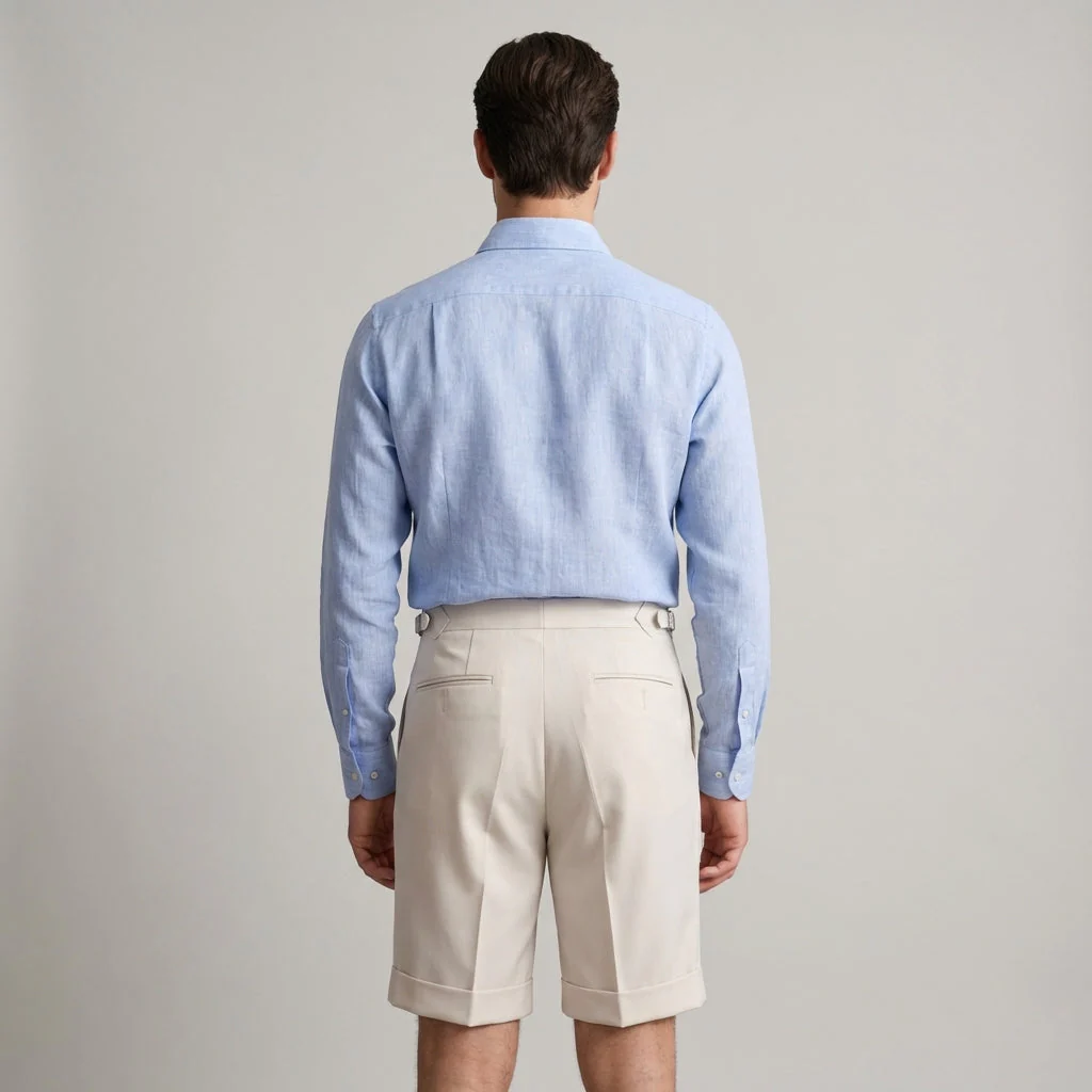 Pantaloncini Saville in cotone - Image 4