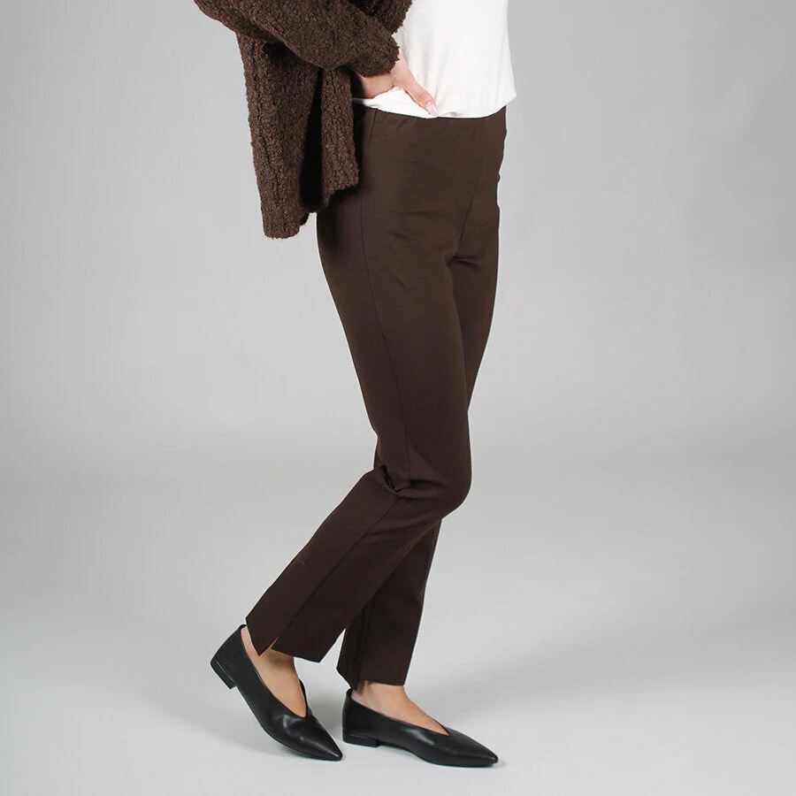 Pantaloni in Viscosa Elasticizzati a Gamba Dritta - Image 6