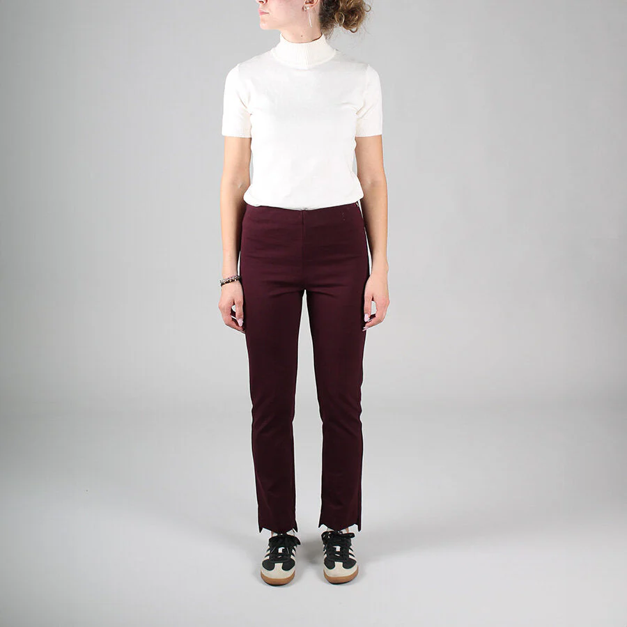 Pantaloni in Viscosa Elasticizzati a Gamba Dritta - Image 7