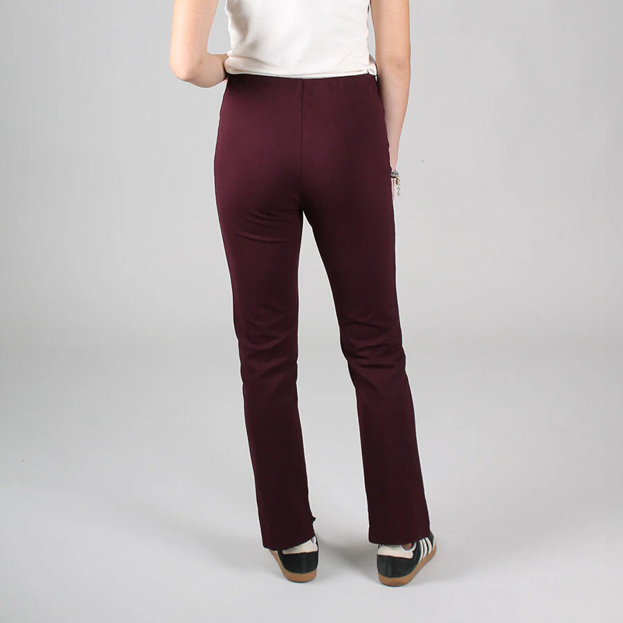Pantaloni in Viscosa Elasticizzati a Gamba Dritta - Image 8