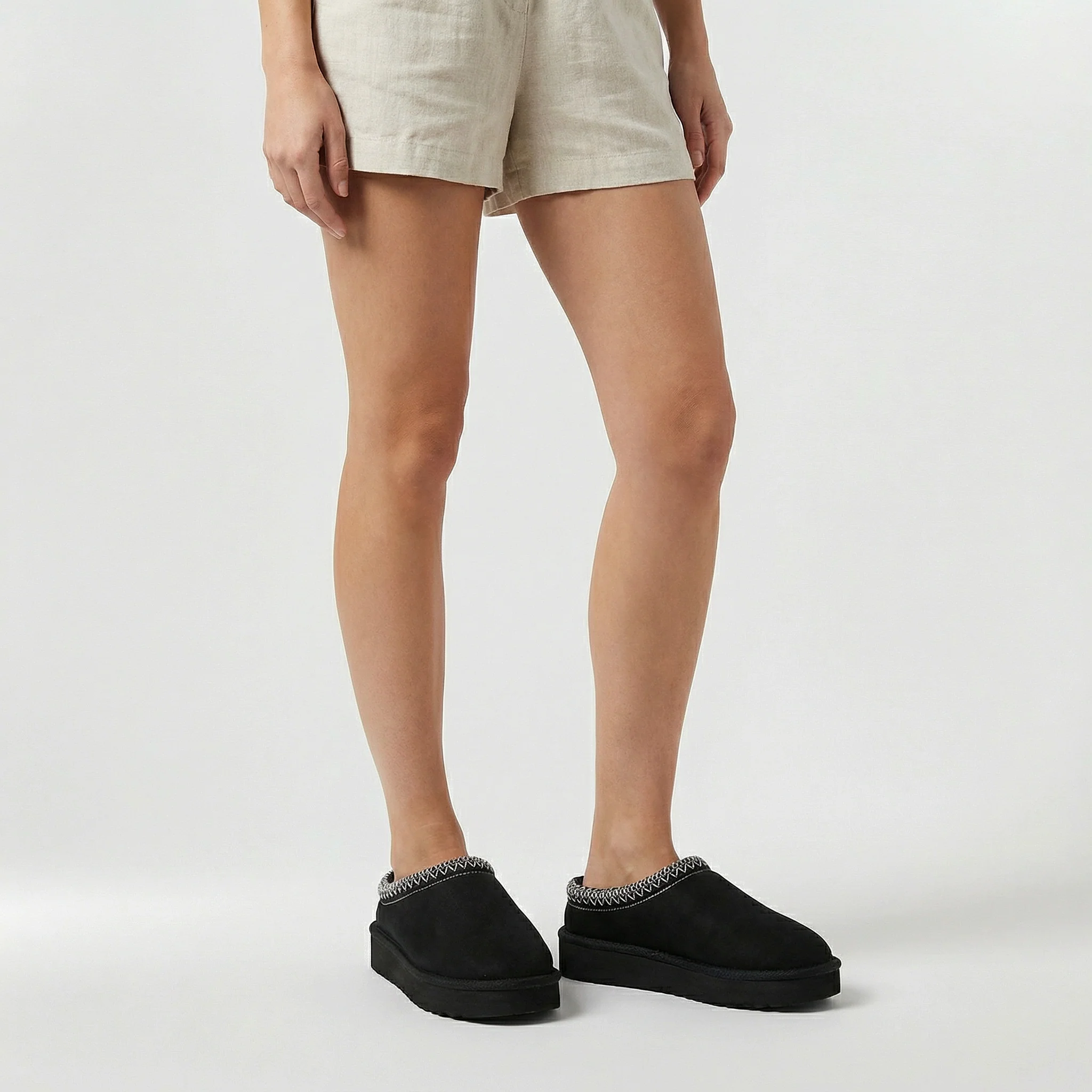 Pantofole Donna Invernali con Suola Platform Scarpe Casa Calde Stile Ciabatte Casual - Image 8