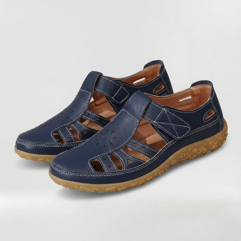 Sandali Donna Comfort con Chiusura a Strappo Scarpe Ortopediche Traspiranti Casual - Image 2