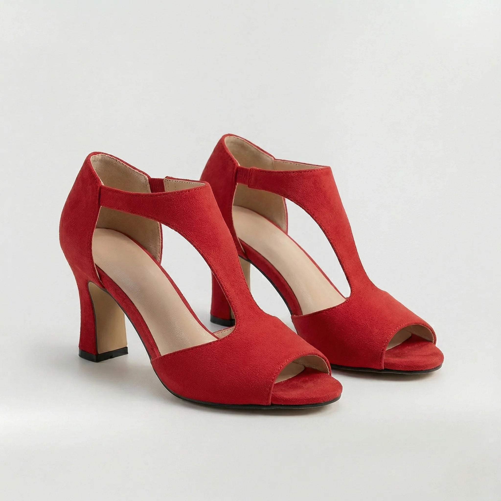 Sandali donna con tacco medio e punta aperta scarpe eleganti da sera e cerimonia - Image 7