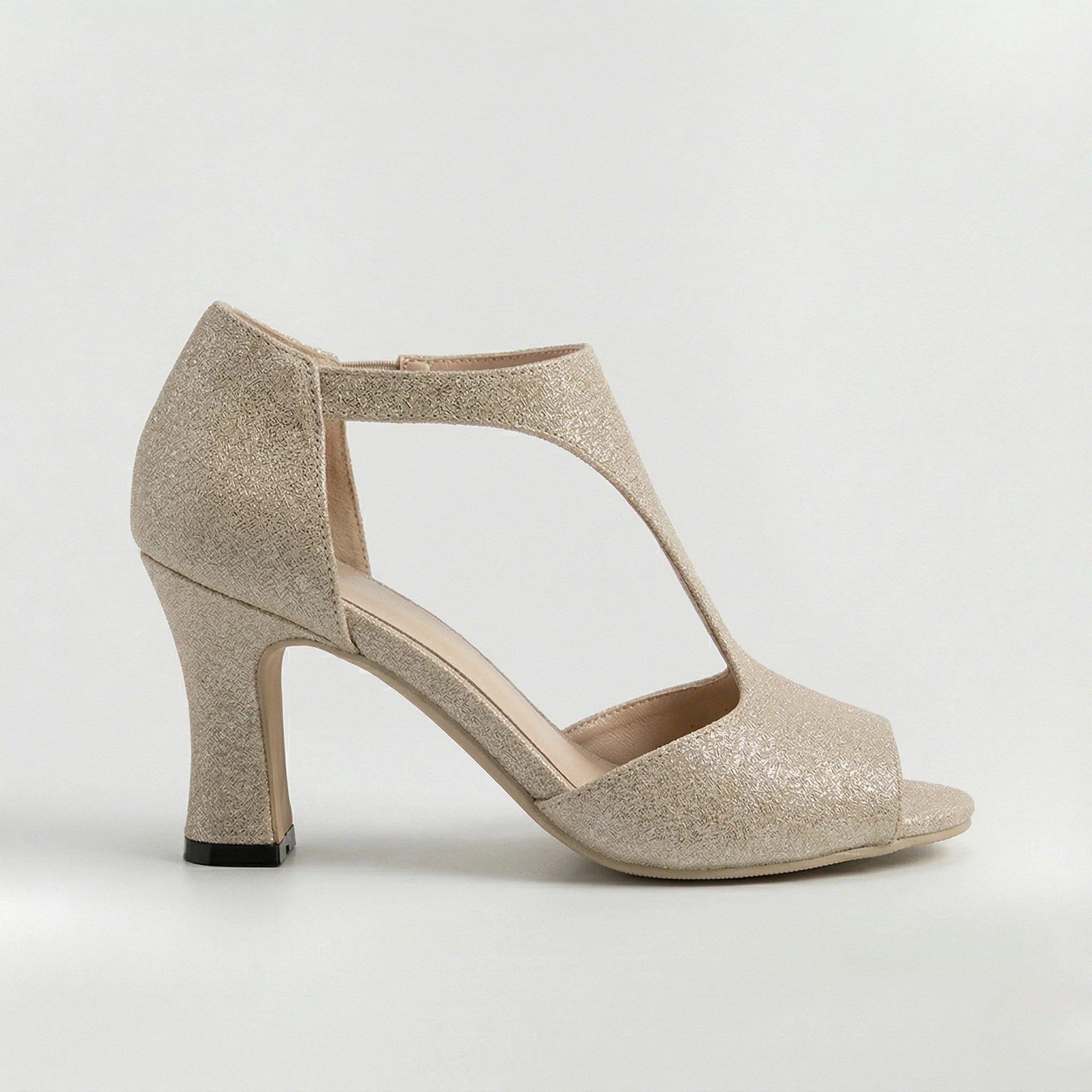 Sandali donna con tacco medio e punta aperta scarpe eleganti da sera e cerimonia - Image 8