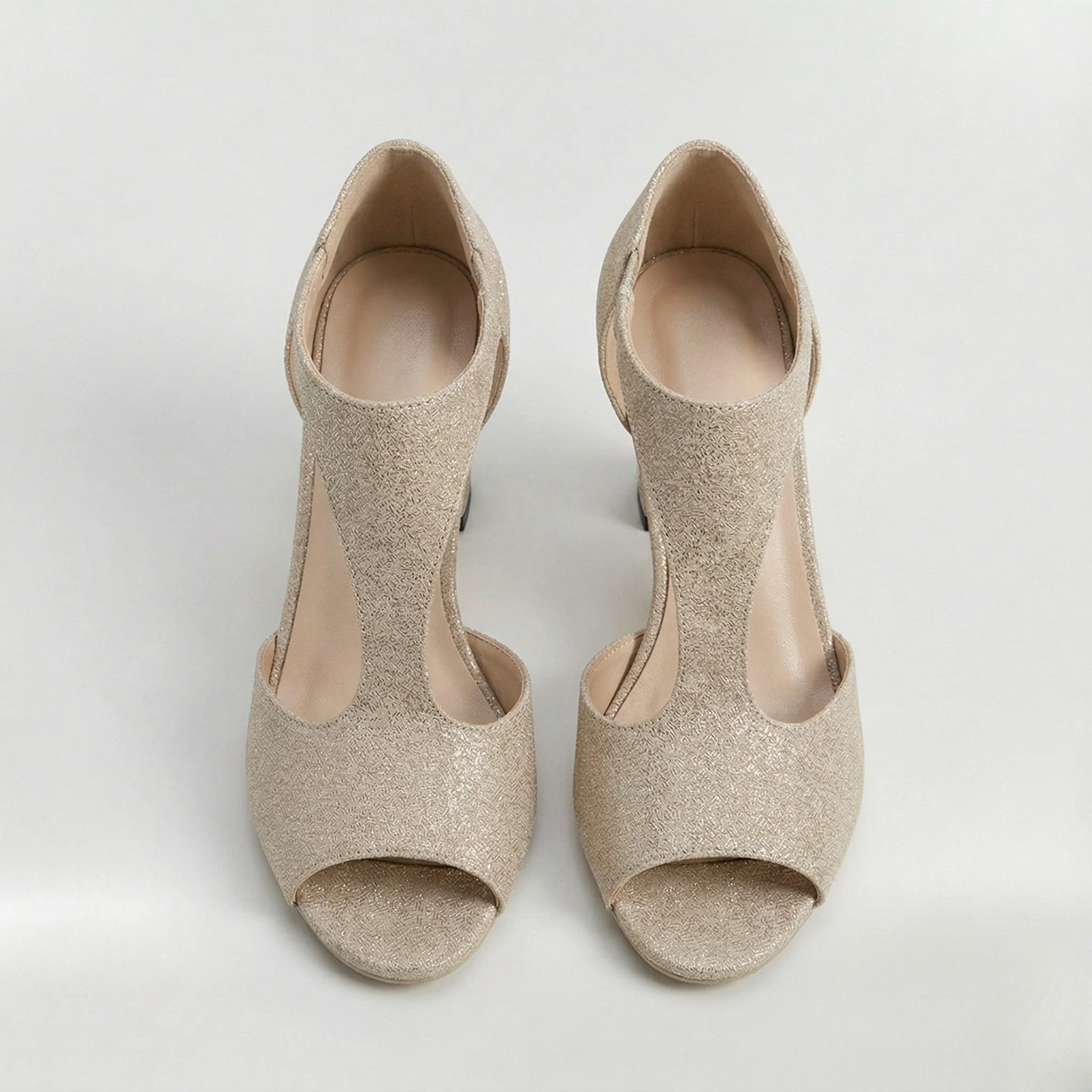 Sandali donna con tacco medio e punta aperta scarpe eleganti da sera e cerimonia - Image 9