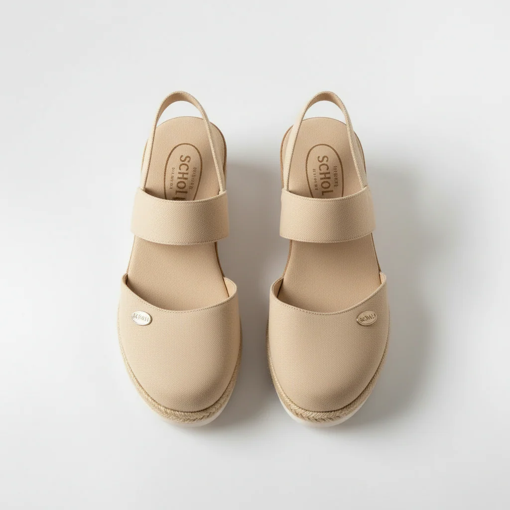 Sandali espadrillas da donna con cinturino e suola platform estiva - Image 9