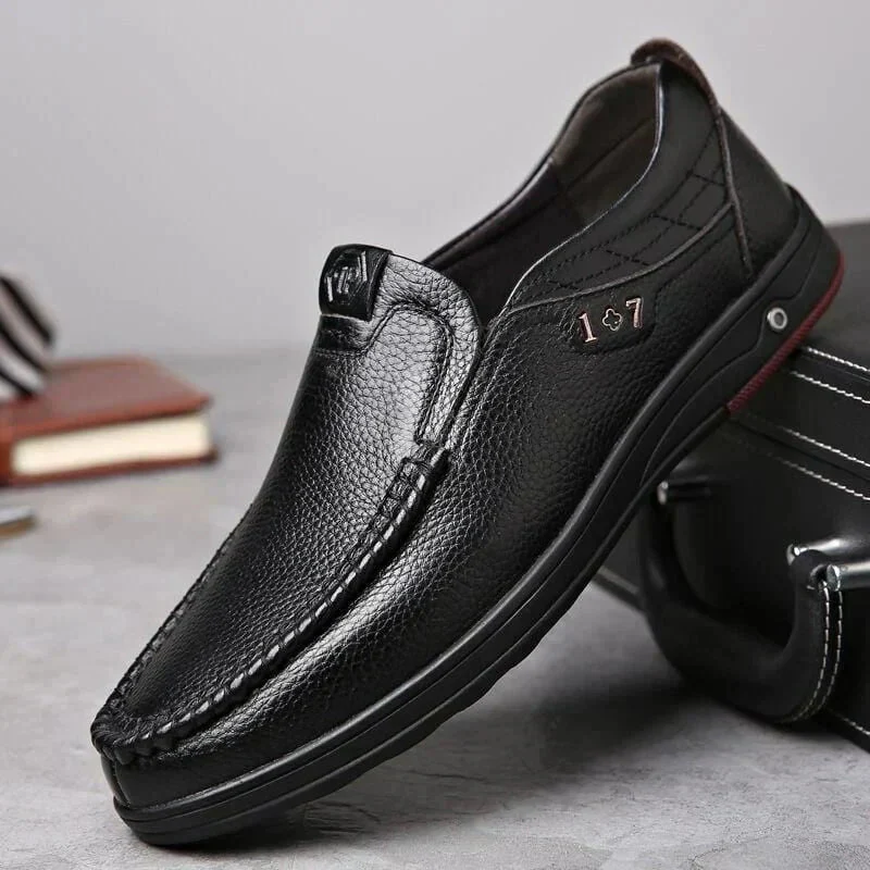 Scarpe Slip-On da Uomo in Vera Pelle - Image 3