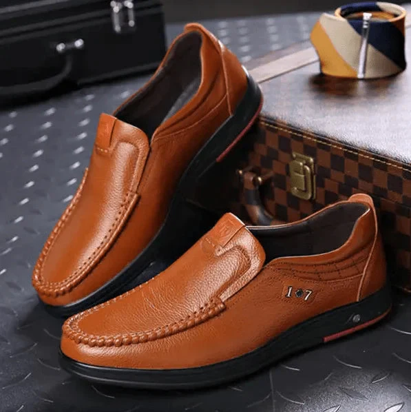 Scarpe Slip-On da Uomo in Vera Pelle - Image 5