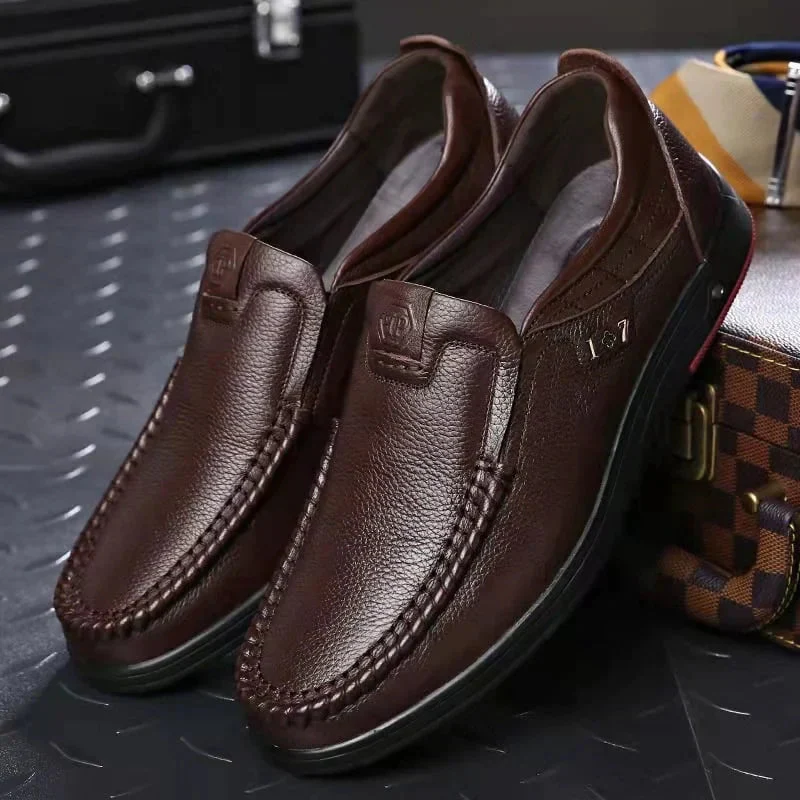 Scarpe Slip-On da Uomo in Vera Pelle - Image 6
