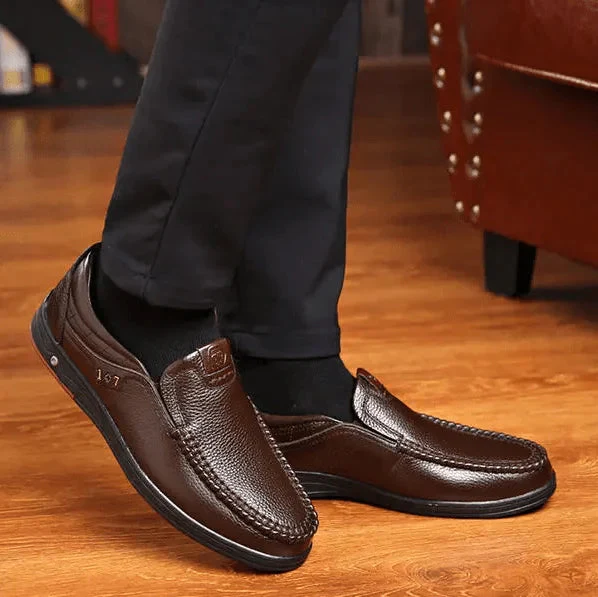 Scarpe Slip-On da Uomo in Vera Pelle - Image 7