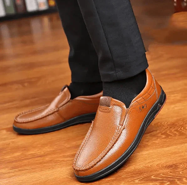 Scarpe Slip-On da Uomo in Vera Pelle - Image 9