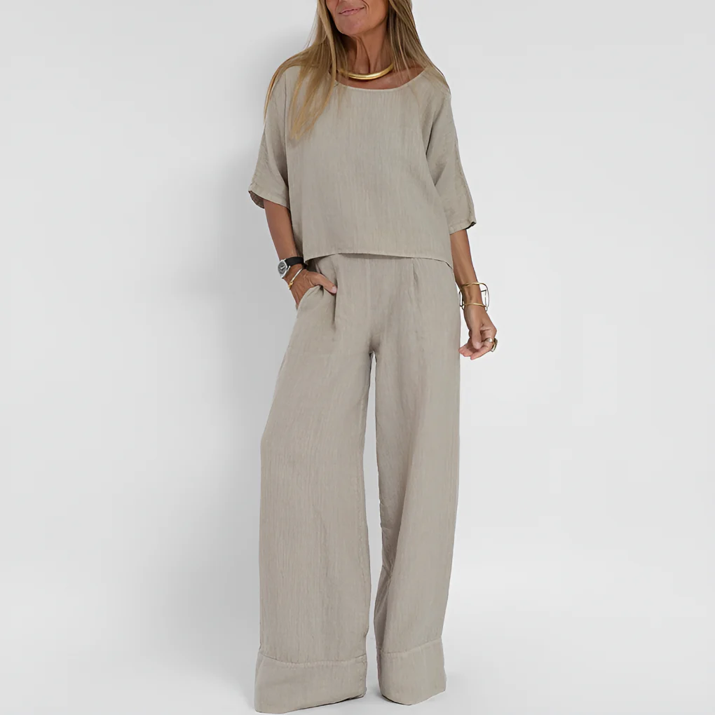 Set Due Pezzi Donna Vestibilità Comoda