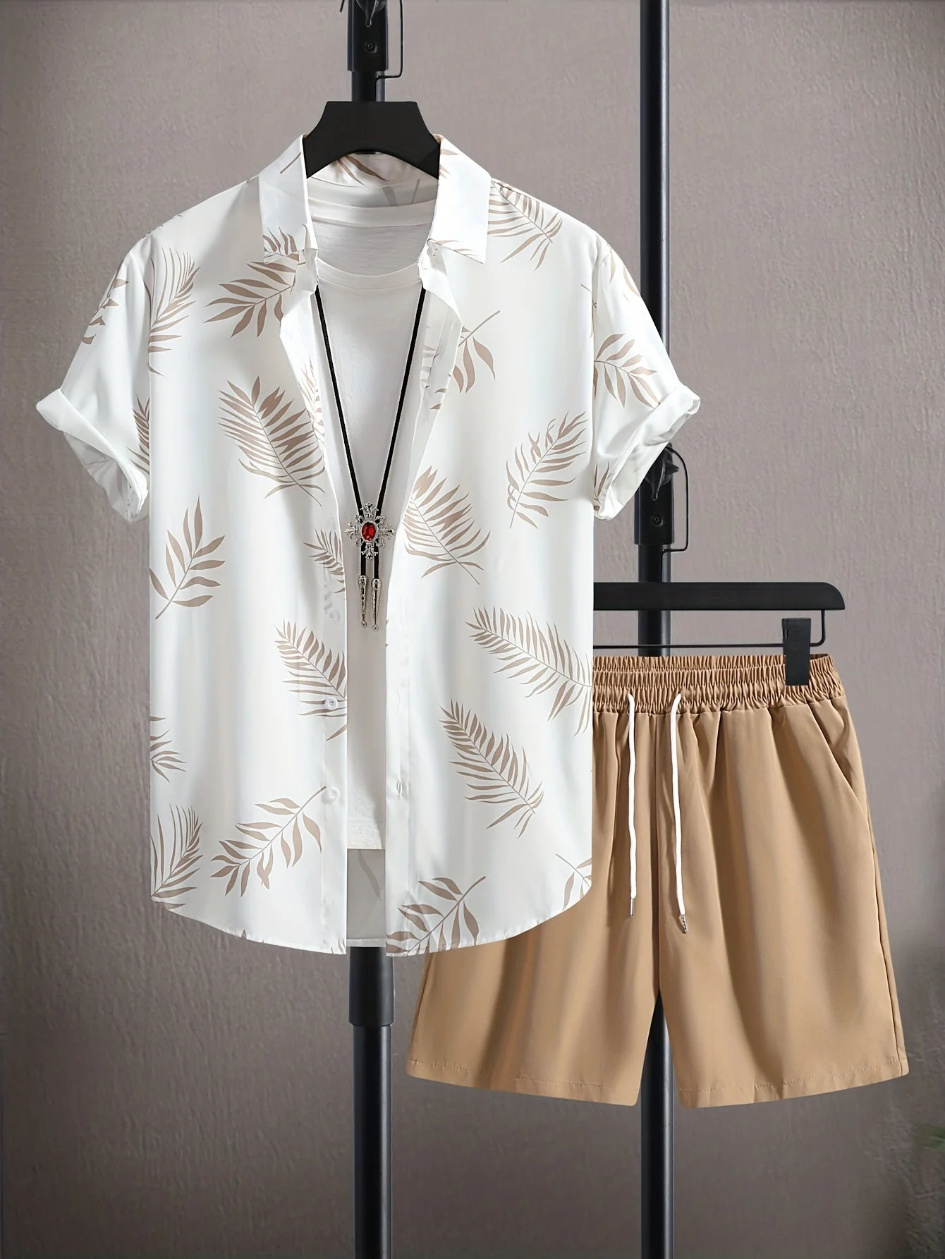 Set Estivo Camicia e Shorts da Uomo - Image 6