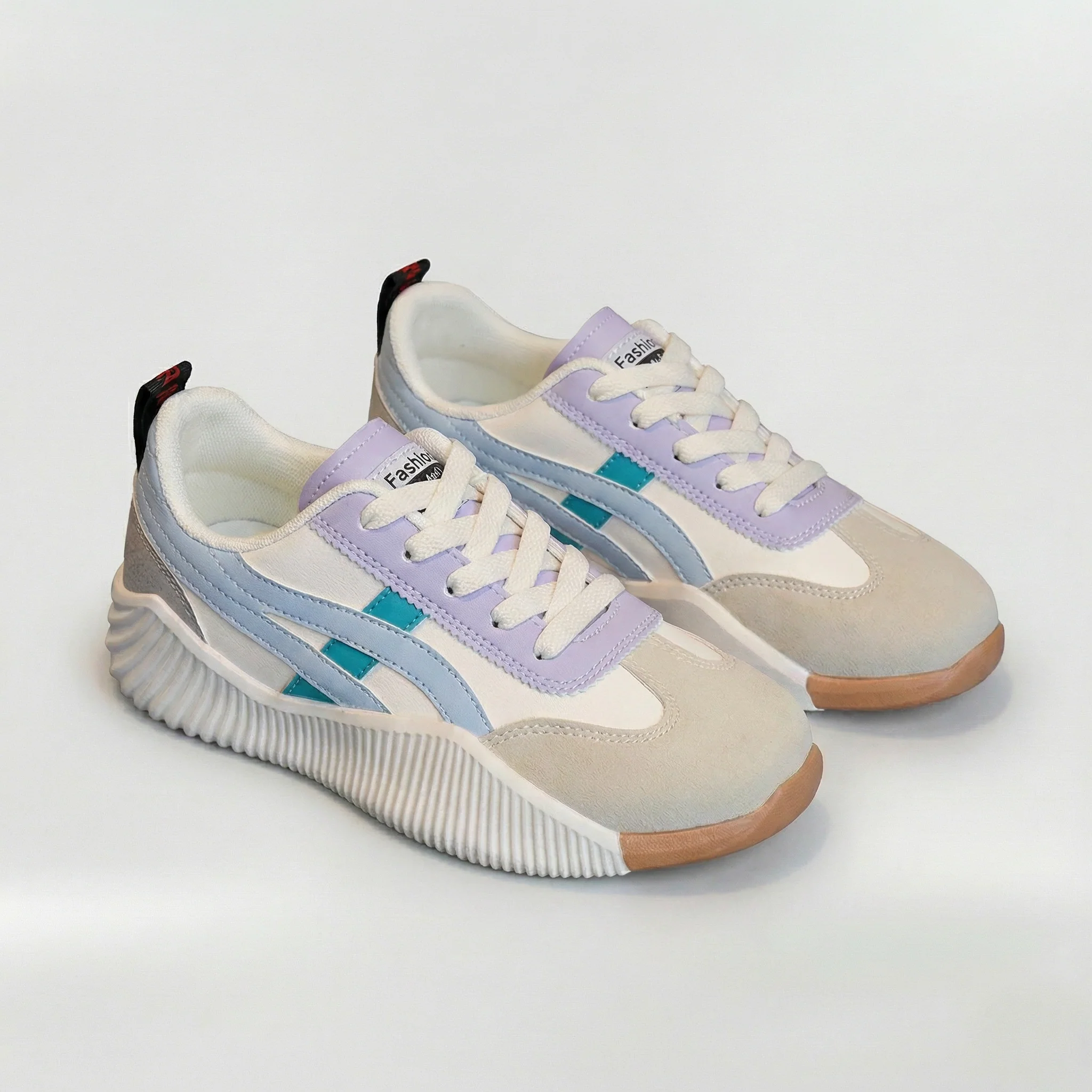 Sneakers Donna Casual con Lacci Scarpe Sportive Leggere per Tempo Libero e Passeggio - Image 2