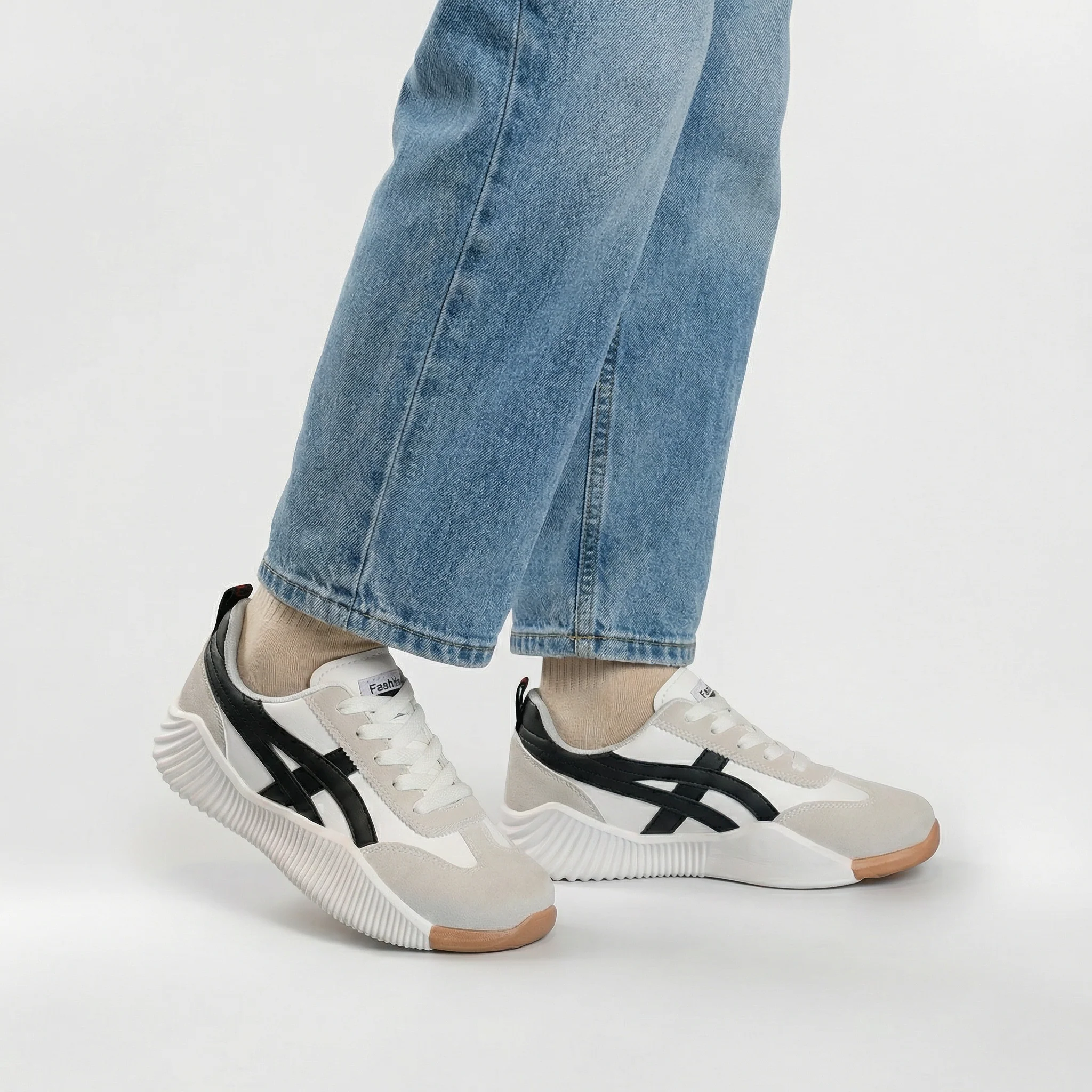 Sneakers Donna Casual con Lacci Scarpe Sportive Leggere per Tempo Libero e Passeggio - Image 5