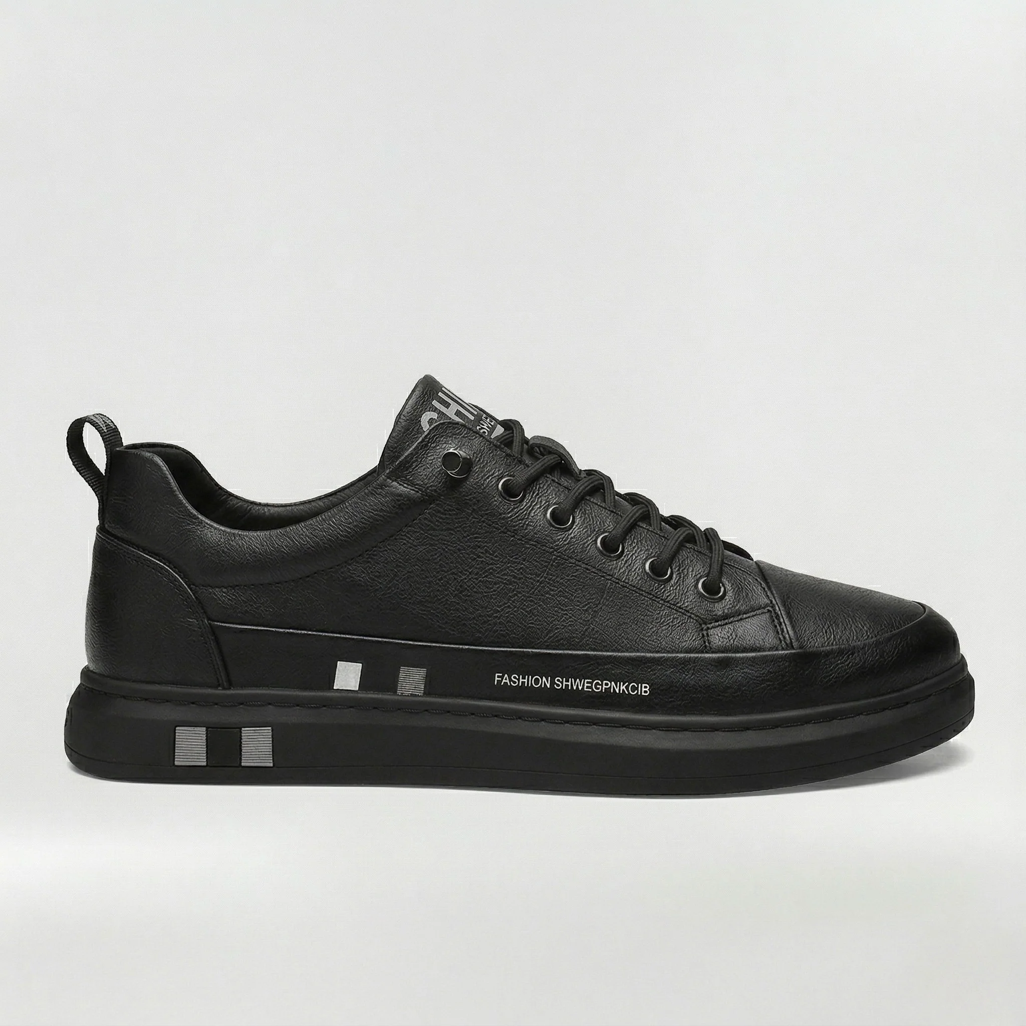 Sneakers Uomo Casual in Pelle Sintetica con Lacci Scarpe Basse Sportive Urbane - Image 3